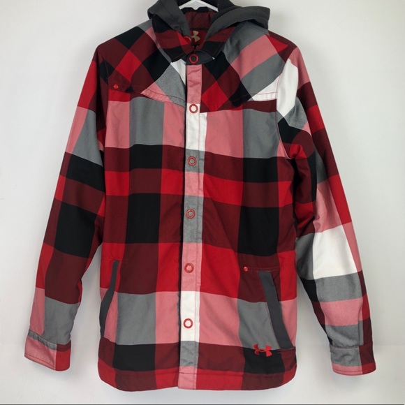 under armour plaid jacket